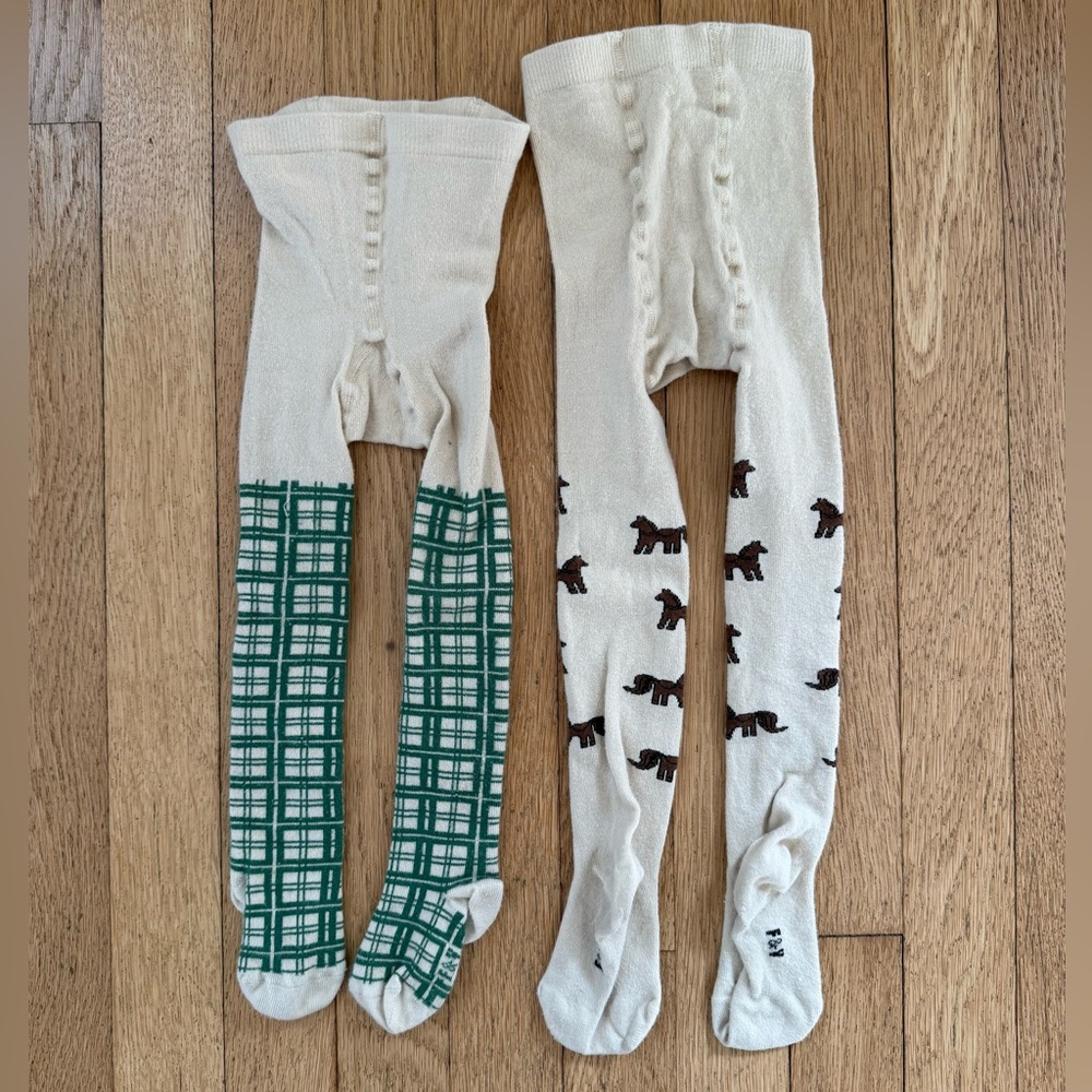 Cotton Fin and Vince Cotton Tights